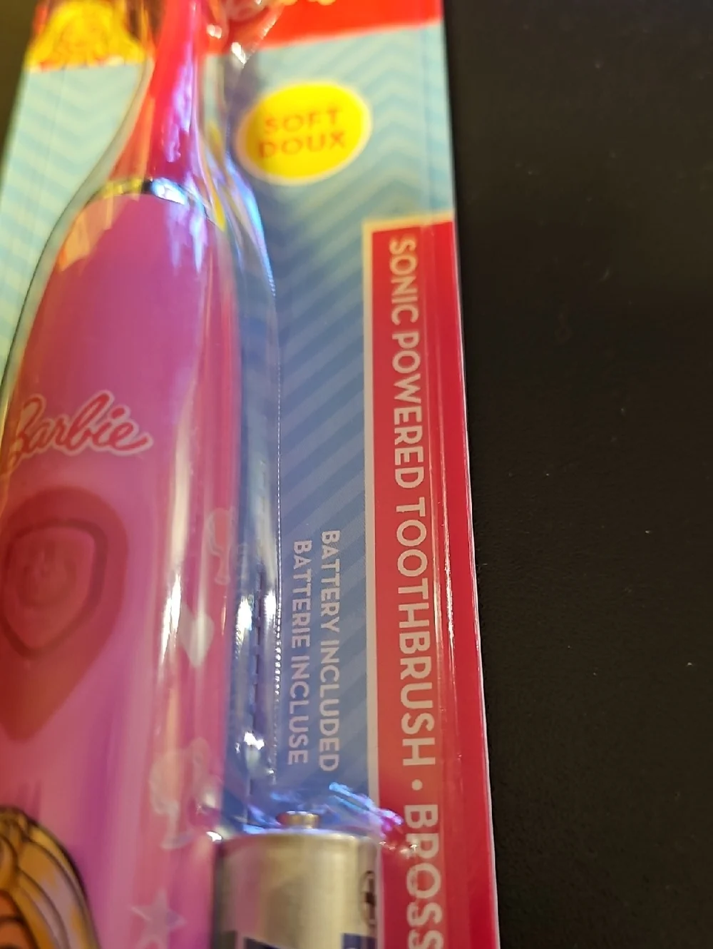 Barbie Soft Sonic Kids Toothbrush